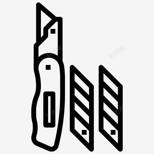 刀具刀片木工 标志 UI图标 设计图片 免费下载 页面网页 平面电商 创意素材-花瓣网