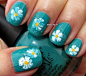 Marias Nail Art and Polish Blog: To-Teally Hot Flowers