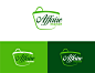 Supermarket brand identity visual identity Logo Design Social media post branding 