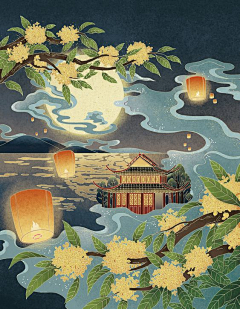 素和慕灼采集到8.15 中秋节 相关
