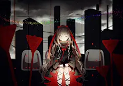 动漫1428x1000动漫女孩闭上眼睛卡格鲁动漫项目 _手绘主体采下来 #率叶插件，让花瓣网更好用#