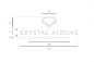 Crystal Albums : The company specializes in the production of high-quality photo albums. The offer is addressed mainly to professional photographers.The project includes: naming + claim + logo + stationery + templet