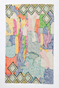 Crewel Abstraction Rug #anthropologie