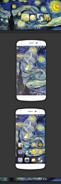 Starry Night ---星月夜 手机主题-UI中国-专业界面设计平台