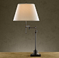 swing arm table lamp: 