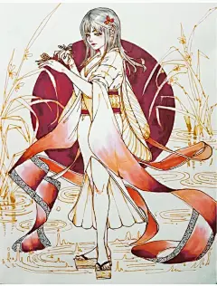 一组动漫人物手绘插画作品｜插画师soyameii ​ ​​​​