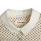 ts转向 2013秋季新款 英伦  气质圆点长袖衬衫 女 turn signal 原创 设计