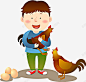 小男孩和母鸡高清素材 png图形 png装饰 卡通 小男孩 母鸡 装饰 鸡蛋 免抠png 设计图片 免费下载