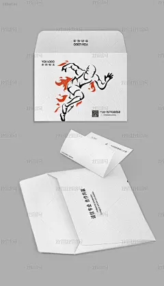2019新年用品猪年信封信纸模版图片设计