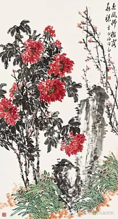 马其宽国画花鸟作品