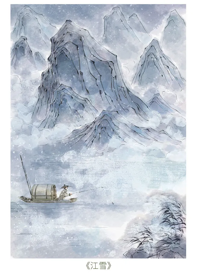 中国古诗词插画配图 - 小猪君 - 原创作品 - 视觉中国(shijueME)-花瓣网
