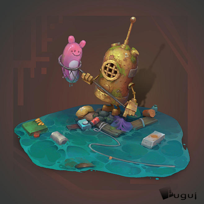 手绘 - PUGUI游戏_蒲贵CG艺术教...