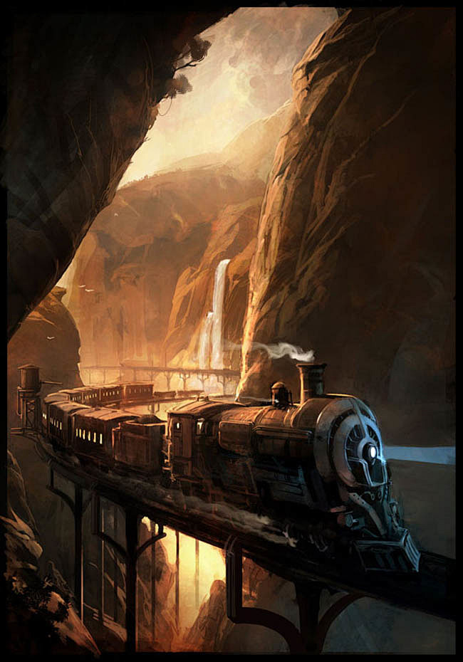 游戏美术资源 科技风 最全场景 插画图包...
