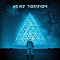 Heavy Rotation March Cover : The March cover draws on Djent cover designs. Geometric shapes and Sci-fi imagery is more common in designs than other Metal genres and are the centerpiece of this design. The geometric shapes visualize the complex song struct