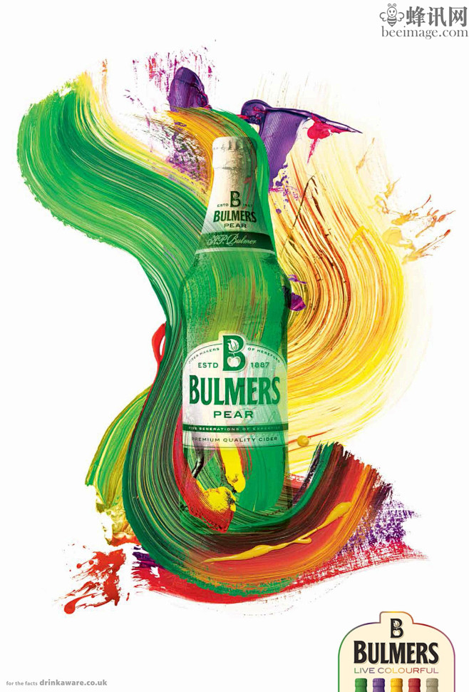 英国苹果酒平面广告设计Bulmers：生...