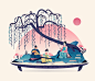 Chinese Style Illustration projects | Behance 上的照片、视频、徽标、插图和品牌