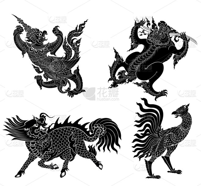亚洲,文学,怪物,柬埔寨,大鹏金翅鸟迦楼...