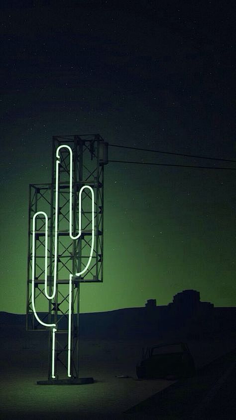 Neon cactus