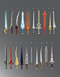 100 Swords: 1-20 by ~LucienVox on deviantART