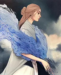 插画作品-感觉有种不一样的新鲜感——王氏教育_专业 : 关注微信公众号平台：“王氏教育集团实训中心”，全球的CG爱好者都在这里，行业新闻齐分享，专业教程随心学。 王氏教育集团是一所专注于CG设计教育、以及智能教育生态链的创新…