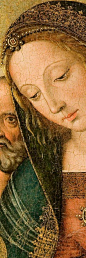Il Pinturicchio, Madonna con Bambino e Santi (particolare)