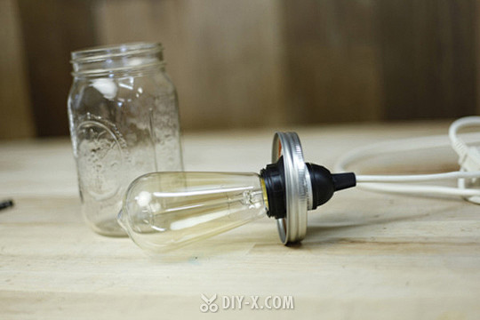 #DIY# 梅森瓶创意吊灯_玻璃瓶_灯具...