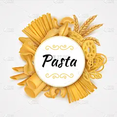 食品,面粉,通心粉,三维图形,商品,有机食品,生食,小麦,意大利面,干的