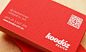 red business cards 01 35 Inspiring Red Business Cards