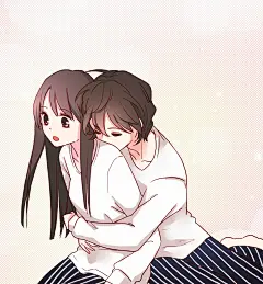 #余小熊和许兔兔#，快看漫画
▷情侣头像◁
@柚子海洋水ベ
