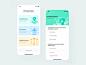 Questionnaire ux app sketch color illustration design ui