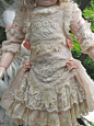 ~~~ Most Beautiful French Muslin Dress with Bonnet ~~~ from whendreamscometrue on Ruby Lane: 