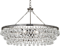 Bling Chandelier, Polished Nickel contemporary-chandeliers