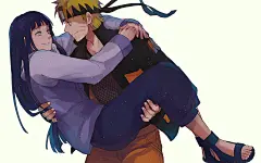 幸福美满 雏田与鸣人电脑桌面壁纸_二次元美女_美图频道