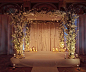 婚礼仪式花亭-自然风格的婚礼仪式花亭