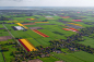 Flower Carpets : Flower Carpets : Dutch Tulips Photographed From The Sky.