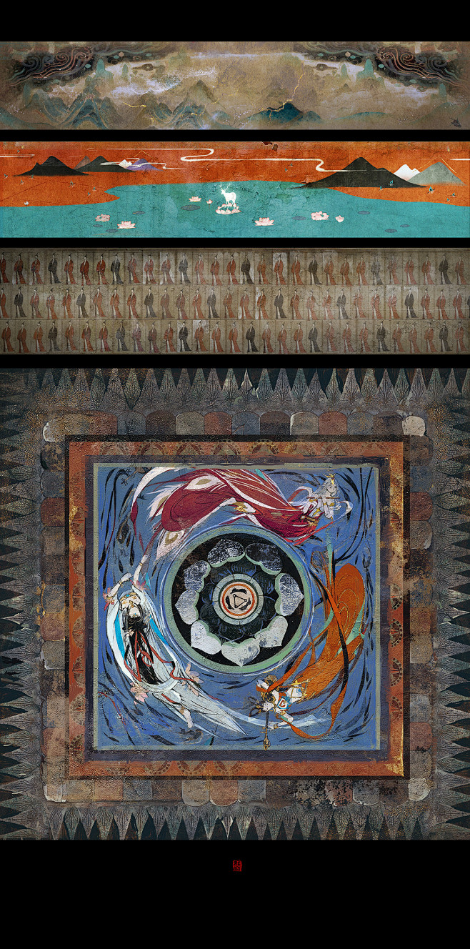 飞天_离城城__插画师作品_涂鸦王国gr...
