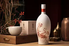 酒杯酒水酒瓶设计白酒酒图片酒类商品摄影图