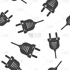 四方连续纹样,白色背景,计算机图标,分离着色,白色,插座,概念,塑胶,技术,设计