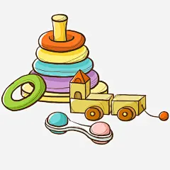 婴儿用品免抠素材 插画 设计图片 免费下载 页面网页 平面电商 创意素材 png素材