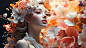 thxsnce_The_girls_side_face_is_covered_with_flowers_presenting__2ac8dd1c-cbe4-4c83-b933-f76938521620