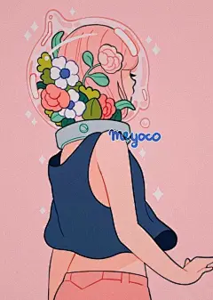 日本插画师Meyoco作品鉴赏