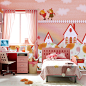 米素壁画 公主 儿童房卧室环保浪漫温馨装修材料 壁纸电视墙背景 - 顽兔