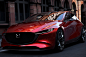 马自达未来概念汽车设计：惊艳的红色之“凯”Kai~
【全球最好的设计，尽在普象网www.pushthink.com】