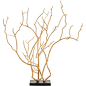 Dunston Modern Beige Iron Tree Branch Sculpture