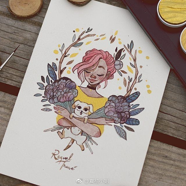 【水彩插画】追梦女孩~
小清新水彩 ​...