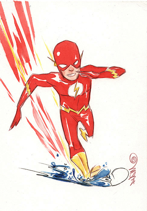 闪电侠插画作品欣赏