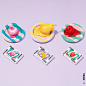 Sweet fruit packaging shooting 融化的水果