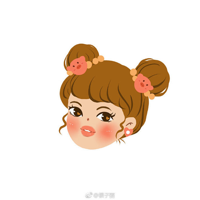 2019年就要来了先来一组小猪猪女孩的头像有闺蜜的带上你们的闺蜜吧