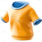 服饰服装3D立体C4D衣服T恤冬季夏季卫衣外套元素素材