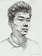 人物素描头像结构